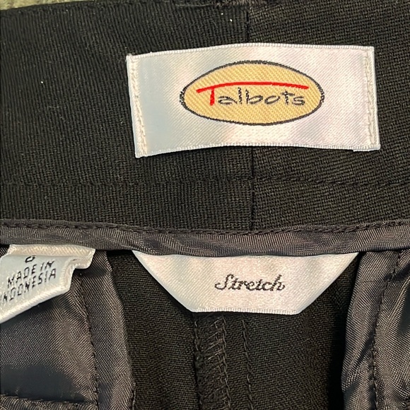 Talbots Size 6 Black Dress Pants Great Condition - Picture 4 of 9